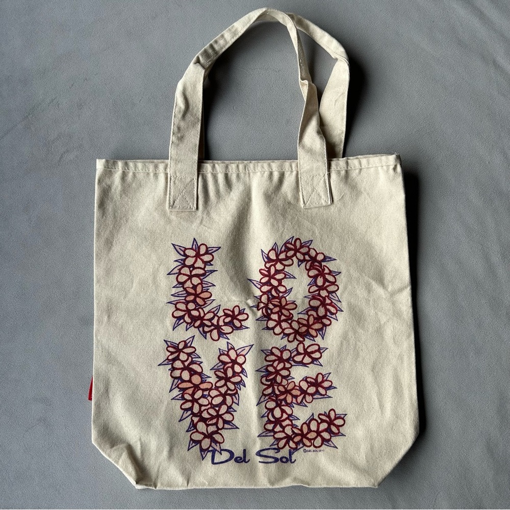 Del Sol ~ “Love” ~ Tote Bag ~ 100% Cotton